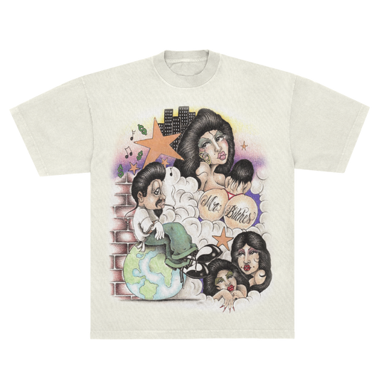 MR BITCHES TSHIRT - OFF WHITE